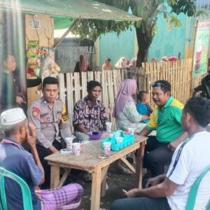 Warga Binaan Apresiasi Kehadiran Bhabinkamtibmas Polsek Soromandi Dalam Patroli Sambang Humanis