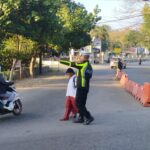 Demi Kelancaran Arus Lalulintas di Jam Sibuk, Satlantas Polres Bima Gelar PAM Rawan Pagi di Titik Rawan