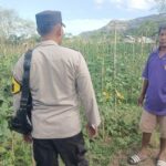 Bhabinkamtibmas Desa Benete Dampingi Warga dalam Pengelolaan Pekarangan Pangan Bergizi