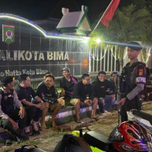Sat Samapta Polres Bima Kota Gelar Patroli Malam Antisipasi Aksi 3C