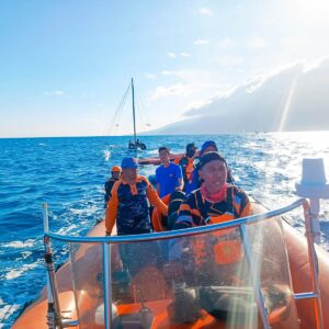 Sat Polairud Polres Bima Kota Bersama Pos SAR Bima Amankan Festival Sangiang Api 2025 di Pantai dan Perairan Wera