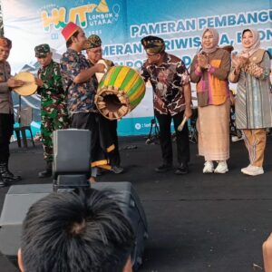 *Kapolres Lombok Utara Hadiri Pembukaan Pameran Pembangunan, Pariwisata, Ekonomi Kreatif dan Gastronomi Meriahkan HUT KLU ke – 17*