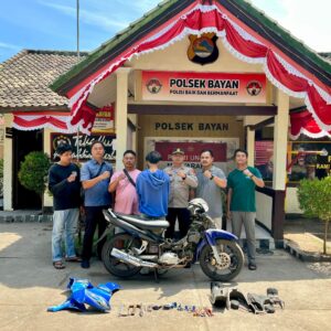Unit Reskrim Polsek Bayan Ungkap Pelaku Curanmor