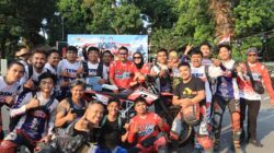 Ratusan Rider Ikut Trabas Merdeka Setia Merah Putih Polres Loteng.