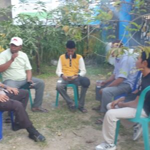 Jumat Curhat Polsek Lambu: Bhabinkamtibmas Ajak Warga Jaga Kamtibmas