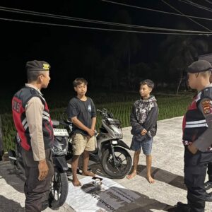 Sat Samapta Polres Lombok Utara Laksanakan Patroli Dialogis di Wujudkan Kondusifitas Wilayah