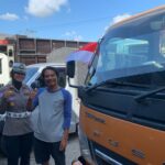 Merah Putih di Jalan Raya: Satlantas Gerung Ajak Pengendara Rayakan Kemerdekaan