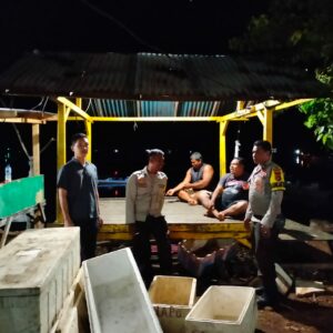 Polsek Langgudu Laksanakan Patroli Cipkon, Antisipasi gangguan kamtibmas