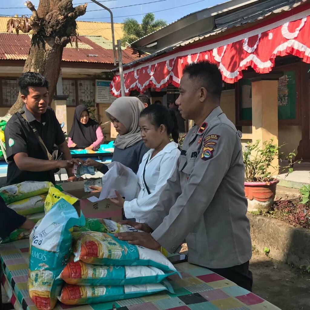 Bulog NTB dan Polres Lombok Barat Pastikan Ketersediaan Pangan Murah di Kediri