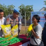 Sambut HUT ke-80 RI, Polsek Sumbawa Gelar Gerakan Pangan Murah