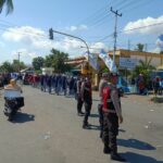 Polres Dompu Amankan Kegiatan Gerak Jalan Ketepatan Waktu Putri, Siap Kawal Seluruh Rangkaian HUT RI ke-80