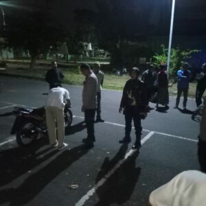 Kapolsek Pemenang Bersama Forkopimcam Gelar Patroli Imbangan Antisipasi Potensi Gangguan Kamtibmas