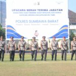 Upacara Serah Terima Jabatan di Lingkup Polres Sumbawa Barat Berlangsung Khidmat