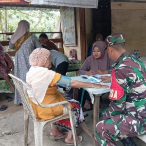 Sinergi TNI dan Nakes, Posyandu Jadi Bukti Nyata Kepedulian untuk Kesehatan Warga