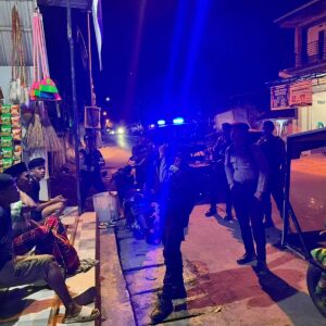 Patroli Blue Light Unit Turjawali Sat Samapta Polres Bima Kota Hadirkan Rasa Aman di Malam Minggu