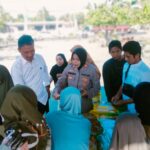 ‎Polres Loteng dan Polsek Jajaran Gelar Gerakan Pangan Murah Sambut HUT RI ke-80