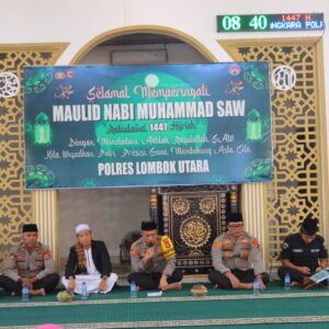Polres Lombok Utara Gelar Peringatan Maulid Nabi Muhammad SAW