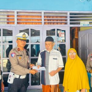 Sat Lantas Polres Bima Kota Gelar Anjangsana HUT Polisi Lalu Lintas Bhayangkara ke-70 Bersama Pensiunan Polri