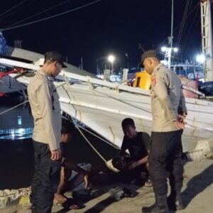 Polsek Kawasan Pelabuhan Laut Bima Gelar Patroli Rutin KRYD Jaga Kamtibmas