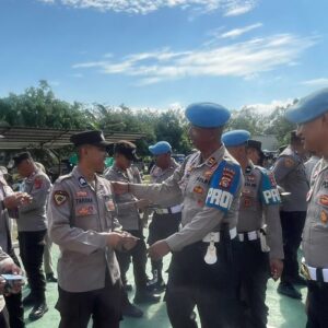 SiPropam Polres Bima Kota Dampingi Subbid Provos Polda NTB Gelar Gaktibplin Personel