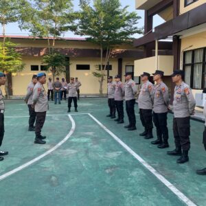 Kasi Propam Polres Lombok Utara Sosialisasikan Aplikasi Whistle Blowing System (WBS) Dukung Program Reformasi Polri