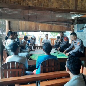 Sat Lantas Polres Lombok Utara Sapa Komunitas Ojek Pangkalan, Ajak Jadi Pelopor Keselamatan Berlalu Lintas