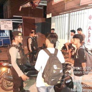 Sat Samapta Polres Bima Kota Gelar Patroli Antisipasi Tindak Pidana, Ciptakan Rasa Aman Dan Nyaman Bagi Masyarakat