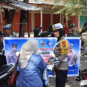 SAT LANTAS POLRES LOTENG GELAR DIKMAS LANTAS DALAM RANGKA OPERASI ZEBRA RINJANI 2025