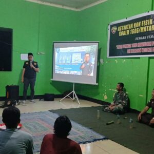 TMMD Kodim 1606/Mataram Gerakkan Masyarakat Dasan Geria Perangi Narkoba