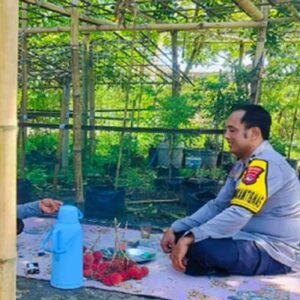 Polsek Labuapi Gerakkan Warga Manfaatkan Pekarangan untuk Ketahanan Pangan