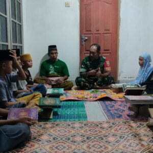 Satgas TMMD ke-126 Kodim 1606 Mataram Tanamkan Semangat Kebangsaan pada Anak Desa