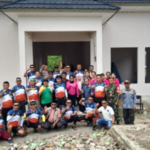 Gowes Kamtibmas Polres Lombok Utara Sambangi Desa Gunjan Asri, Desa ke-26 dalam Program Silaturahmi Kamtibmas