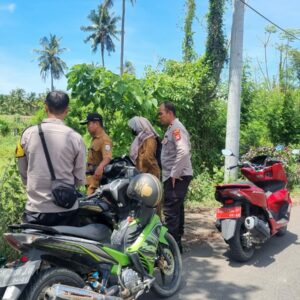 BHABINKAMTIBMAS DESA BANJAR LAKUKAN SAMBANG DESA DAN MONITORING LAHAN PERTANIAN