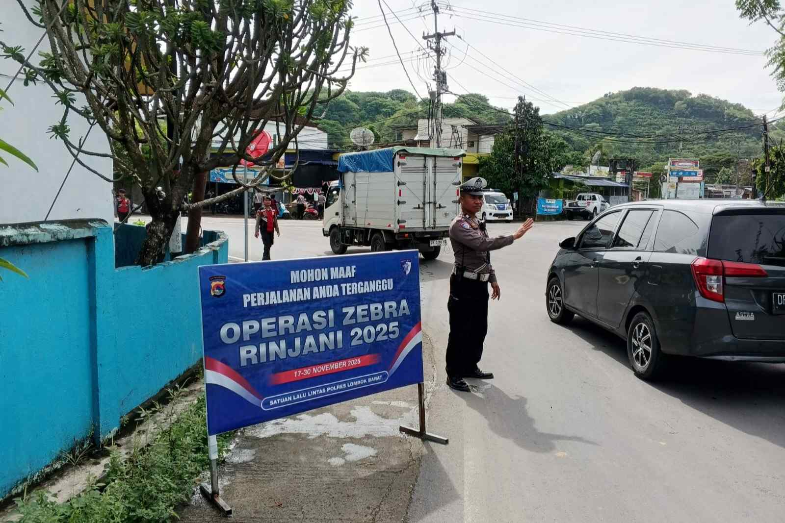 Utamakan Teguran, Sat Lantas Lobar Sasar Pelanggaran R2 di Lembar