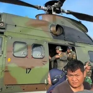 Ibu Bhayangkari Pandu Helikopter Bantuan ke Desa Terisolasi di Tapanuli Tengah