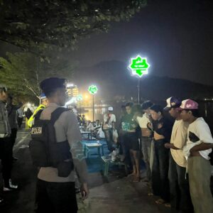 Polres Bima Kota Gelar Patroli KRYD Antisipasi Gangguan Kamtibmas Malam Minggu