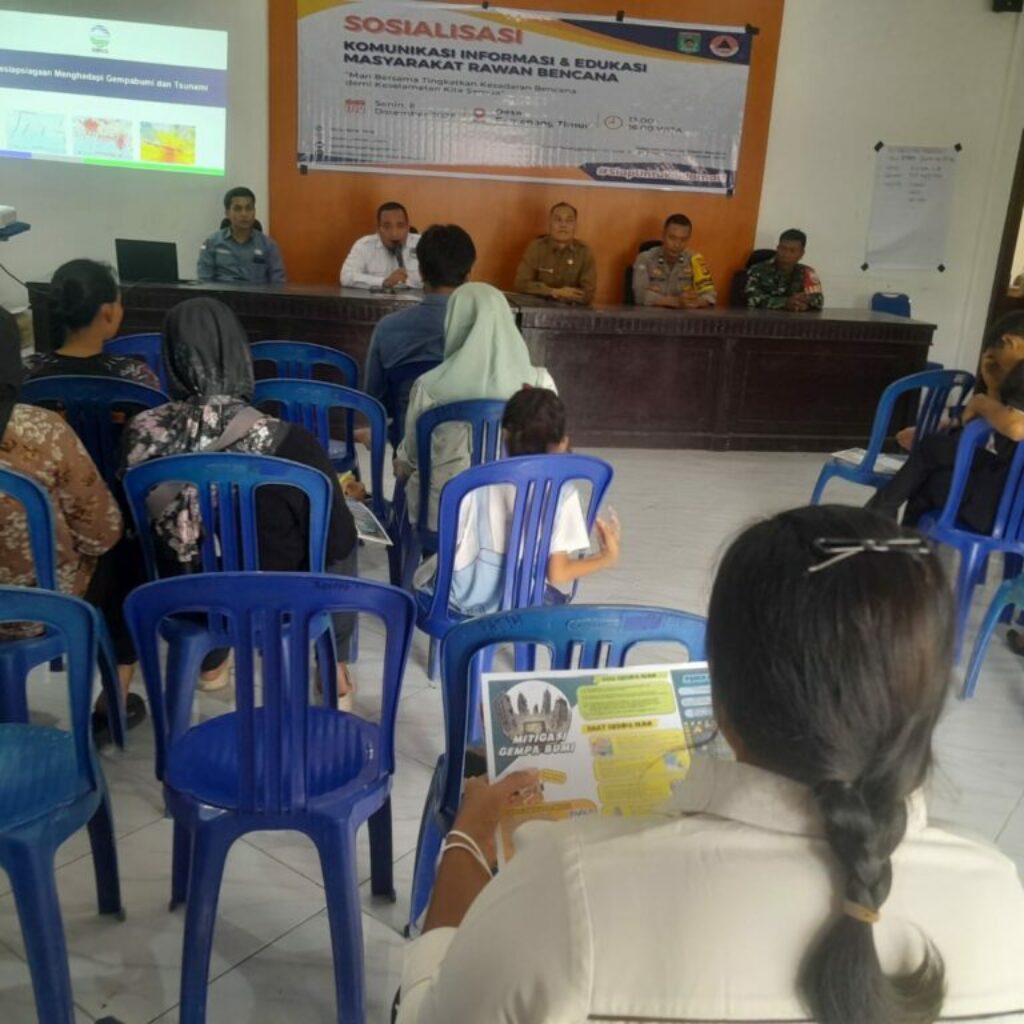 Warga Pemenang Timur Diperkuat Edukasi Siaga Bencana