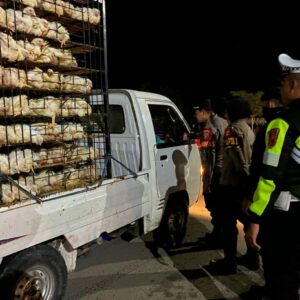 Mencegah Aksi Kejahatan Jalanan Yang Meresahkan Masyarakat, Pamapta Polres Bima Hadir Dalam Patroli KRYD Hingga dini Hari