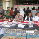 Menjelang Nataru Polres Bima ungkap hasil operasi Antik dan pemusnahan BB Shabu dan Miras.