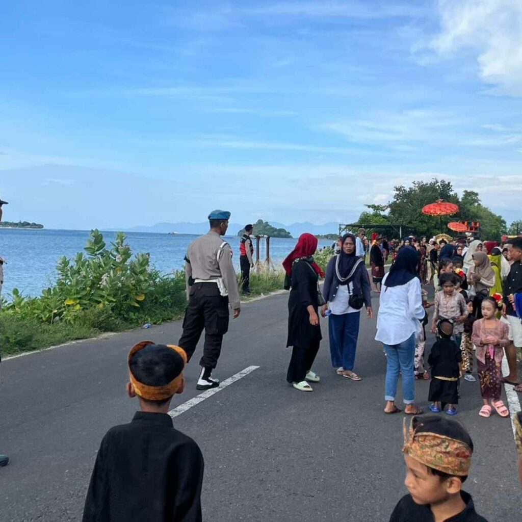 Lalu Lintas Sekotong Kondusif Saat Prosesi Adat Nyongkolan