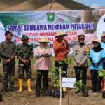 Gempur Lahan Kritis, Forkopimda Sumbawa Tanam 5.500 Pohon di Bendungan Gapit.