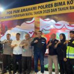 Pastikan Keamanan Natal, Kapolres Bima Kota Cek Pos Pengamanan dan Gereja