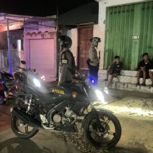 Sat Samapta Polres Bima Kota Laksanakan Patroli Dini Hari, Sampaikan Himbauan Kamtibmas Kepada Masyarakat
