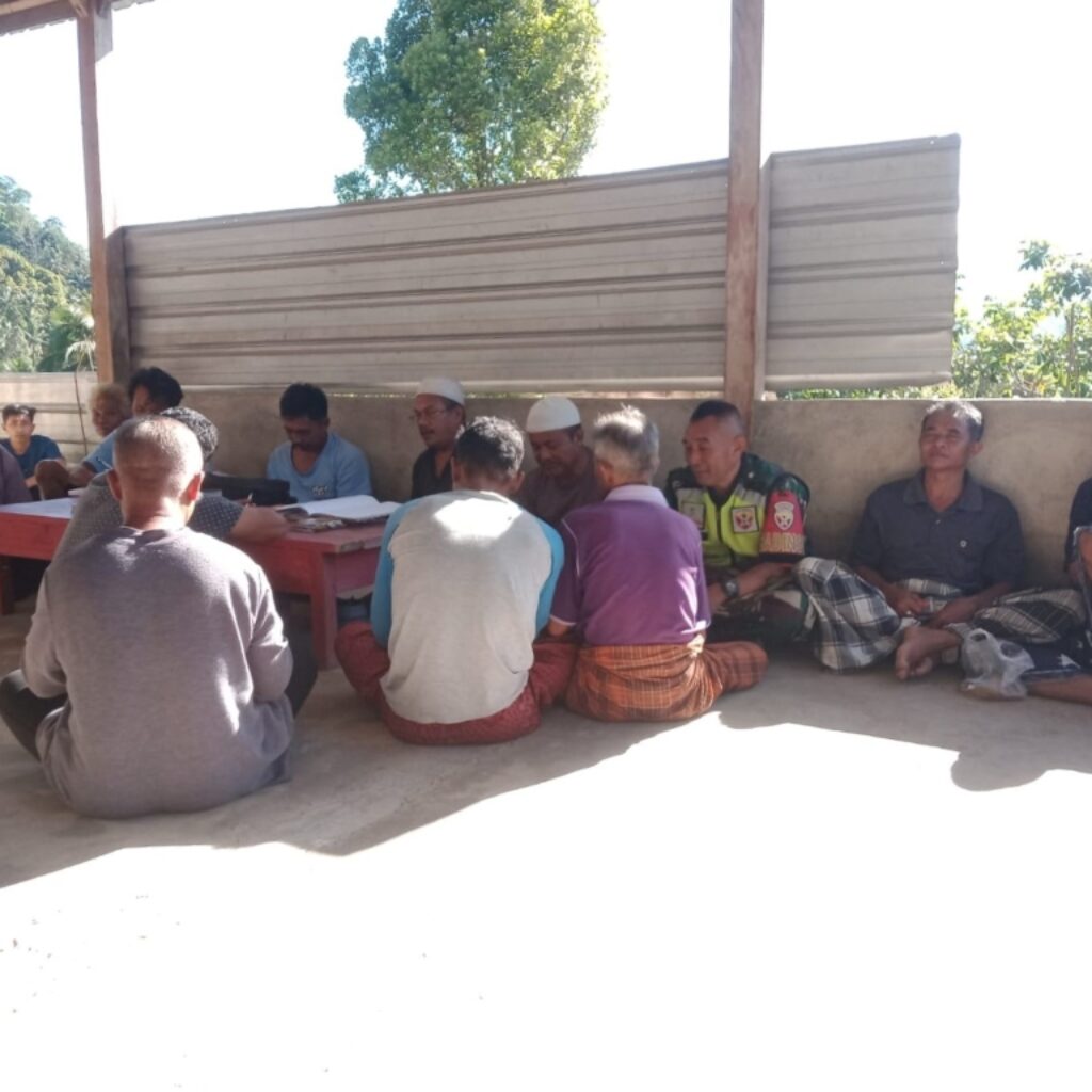 Sinergi Babinsa–Banjar Wujudkan Dusun Semenyer Lebih Tangguh