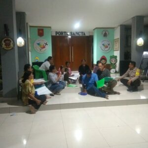 Bhabinkamtibmas Polres Bima Kota Sambangi Gereja Santo Yusuf, Jaga Harkamtibmas