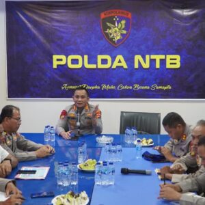 Ditpolairud Polda NTB Gelar Analisa dan Evaluasi Kinerja Bersama Kasat Polairud Polres Jajaran dan Komandan Kapal Polisi.