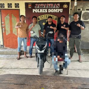 Tim Jatanras Polres Dompu Amankan Pelaku Curanmor Sekaligus Pemalsuan Laporan