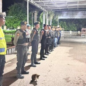 Patroli Gabungan KRYD Humanis, Pamamta dan Piket Fungsi Polres Bima Cegah Potensi Guankamtibmas di Malam Hari