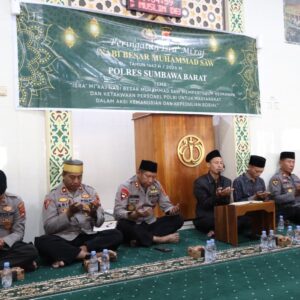 Polres Sumbawa Barat Peringati Isra’ Mi’raj Nabi Muhammad SAW 1447 H/2026 M