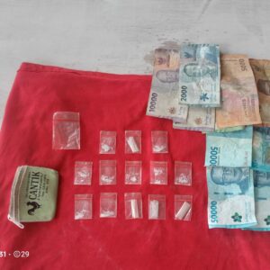Polsek Asakota Amankan Pria dengan 13 Poket Sabu Siap Edar di Lingkungan Pali
